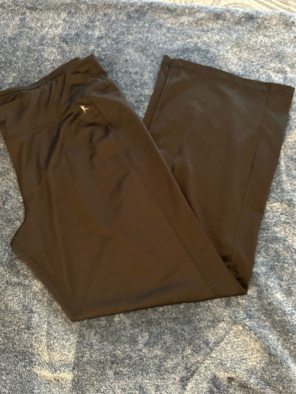 Danskin Black Wide-Leg Track Pants